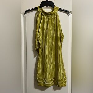 NWT Soulmates Women’s Crinkle Halter Sleeveless Top Blouse Shoulder Tie Large